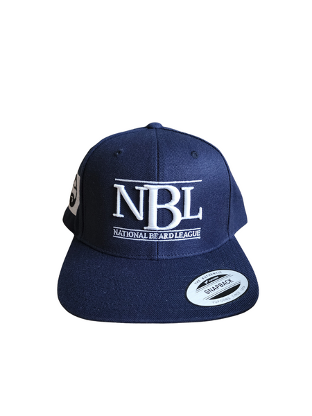 New York Beard NBL Navy White Snapback